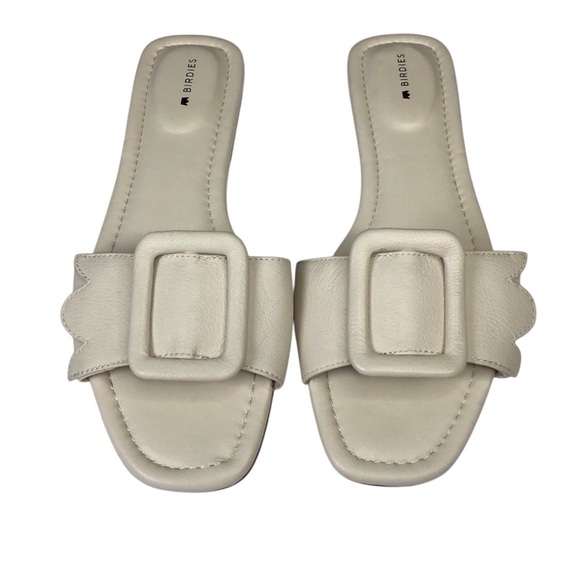 Birdies The Kiwi Slide Sandals in Bone Size 9. - Picture 1 of 11